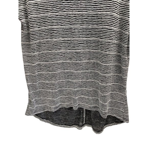 Jones New York Flowy T-Shirt Black and White Stripped Top, Size XL Women's JNY - Picture 3 of 9